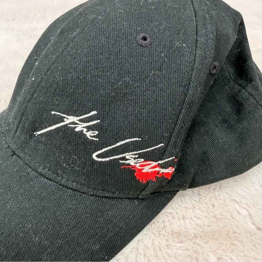 Vintage 2005 The USED Band Hat Black Baseball Cap Embroidery